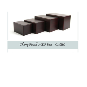 Cherry Finish MDF Box Urn CMBC