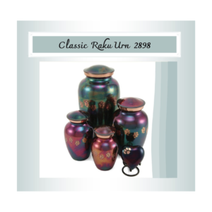 Classic Paw Raku Urn 2898