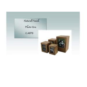 Natural Finish Photo Urn CMPB