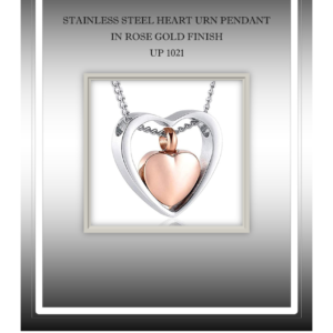 Pendant - Heart Rose UP 1021