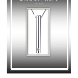 Pendant - Stainless Steel Vial UP 1027