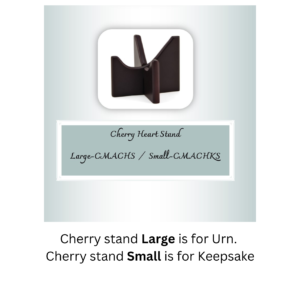 Cherry Heart Stand for Heart Urns (Large) CMACHS